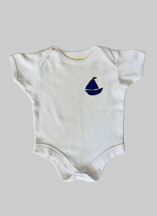 The Set Sail baby grow